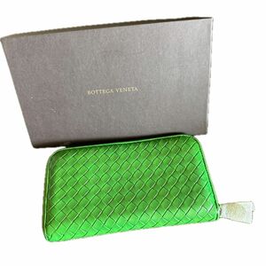 長財布 レザー ラウンドファスナー BOTTEGA VENETA ボッテガヴェネタ