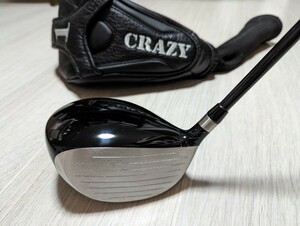 中古　クレージー CRAZY FX BM-435ドライバー/10°/CRAZY regenesis Royal Decoration（S）★ヘッドカバー 付き