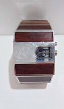 nixon ニクソン/DIRECT TIME TECHNOLOGY/THE ROTOLOG/ スクエア/クォーツ/ アナログ/ メンズ腕時計■□稼動品・電池交換済み■□_画像2