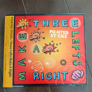CD紙ジャケ帯付 POINTED STICKS [Three Lefts Make A Right]