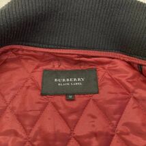 ★良好★圧巻！レッド★バーバリー ブラックレーベル キルティング ジャケット ブルゾン 中綿 Mサイズ BURBERRY BLACK LABEL_画像7