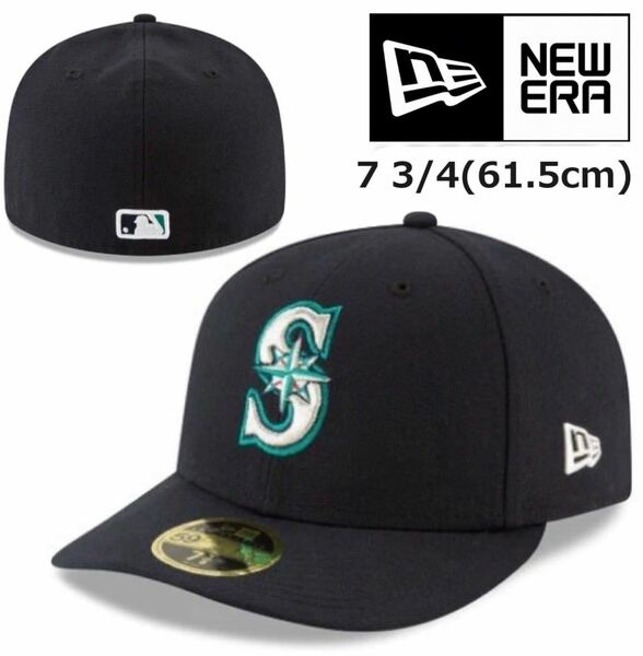 ☆正規品新品☆NEWERA 59FIFTY LOW PROFILE ニューエラ キャップ 5950LP 5950シリーズ カーブバイザー MLBチーム マリナーズ 61.5cm