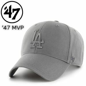 ☆正規品新品☆47BRAND MVP フォーティセブン キャップ 帽子 野球帽 野球チーム MVPシリーズ MVP12WBV ドジャース チャコール×グレー