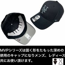 ☆正規品新品☆47BRAND METS MVP 47ブランド フォーティセブン キャップ 野球帽 MVPシリーズ メッツ ブラック×チャコール_画像3