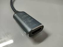 Displayport HDMI 変換アダプタ 30cm　グレー_画像4