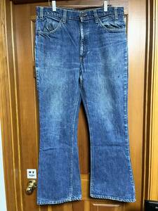 送料無料 美品 70s LEVI'S 646 w34 オレンジタブ bige ビンテージ オリジナル リーバイス / ビッグe デニム 501 66 606 アメリカ製 505