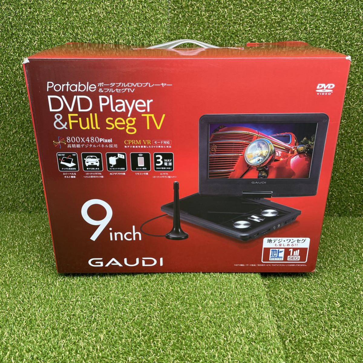GAUDI ★DVDプレーヤー GDVP1ABK ブラック ★リモコン付 GAUDI ★DVDプレーヤー GDVP1ABK ブラック ★リモコン付