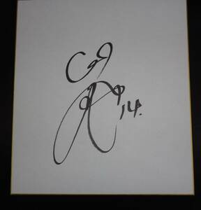 Art hand Auction Hiroshima Toyo Carp Daichi Osera #14 autographed autographed paper, baseball, Souvenir, Related Merchandise, sign