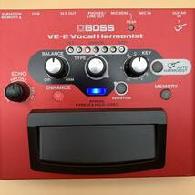 BOSS ボーカル用エフェクター Vocal Harmonist VE-2 通電のみ確認_画像10