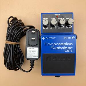 BOSS CS-3 Compression Sustainer エフェクター アダプター付