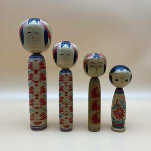  kokeshi 4 пункт Sakura . хорошо самец др. японская кукла 