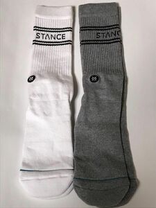 新品同様　STANCE ソックス 靴下 2足セット 25.5〜29cm スタンス
