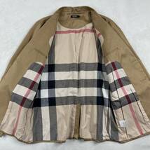 稀少XL! バーバリーブラックレーベル テーラードジャケット メガチェック 裏地 ノバチェック ベージュ 5/XL 2B BURBERRY BLACK LABEL_画像4