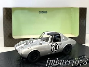 ＜絶版・未使用＞EBBRO　エブロ　1/43　Toyota Sports 800 Funabashi CCC 1965　トヨタ　スポーツ　船橋　浮谷東次郎