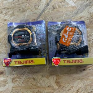 【未使用 保管品】Tajima タジマ セフコンベ G3 ゴールド 5.5m 2個セット 焼き爪 おまとめ メジャー スツール kd03010059