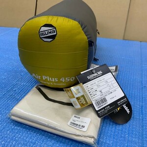 1円～!!◆未使用◆ isuka イスカ Air Plus 450 エア プラス 450 寝袋 シュラフ マミー アウトドア キャンプ 登山 軽量 防災 mc01063807