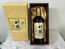 ☆未開栓 ☆NIKKA ニッカピュアモルト WHISKY ウイスキー ☆竹鶴 21年　700ml 43% 箱付き ☆税込み ☆コメントを必ず全てお読み下さいませ_画像1