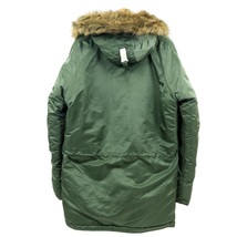 【B2874】【新品】【ビッグサイズXL】ALPHA INDUSTRIES アルファインダストリーズ N-3B フライトジャケット 一部難有_画像2