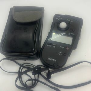 1円〜 【動作未確認／ジャンク品】 SEKONIC セコニック 露出計 L-408 ケース付き MULTIMASTER マルチマスター 