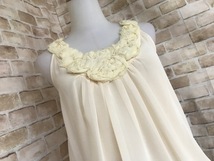 b02012◎レストローズ　ワンピース　シフォン　モチーフ　MT_画像2