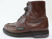 2402-34 パラブーツ ボーリュー レースアップブーツ Paraboot レザー製 サイズ 7 1/2 ブラウン_画像2