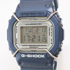 2402-553 カシオ クオーツ 腕時計 CASIO G-SHOCK DW-5600 METALLIC-G 波乗人 ネイビー 純正ベルト