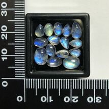 天然レインボームーンストーン　計10.8ct カボション　ルース　天然石　宝石　裸石　1円〜_画像5