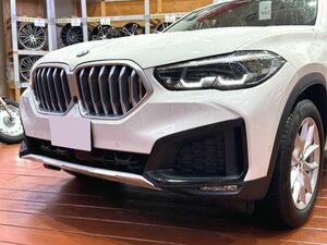 BMW X6 X-Drive★純正フロントバンパー フォグライト・アンダーカバー付き アルピンホワイト3★YHBMW-87 / 個人宅への配送不可