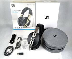 美品 Sennheiser ゼンハイザー ワイヤレスヘッドホン bluetooth MOMENTUM Wireless M3AEBTXL Black