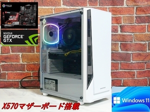 美品【リフレッシュゲーミングPC】Ryzen5-3600 (6C12T) 最大4.2GHz■メモリー16GB/GTX1060 6G/新品NVMe SSD500GB+HDD1TB/Windows11