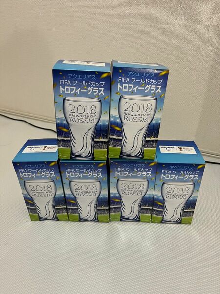 FIFAワールドカップ トロフィーグラス6個