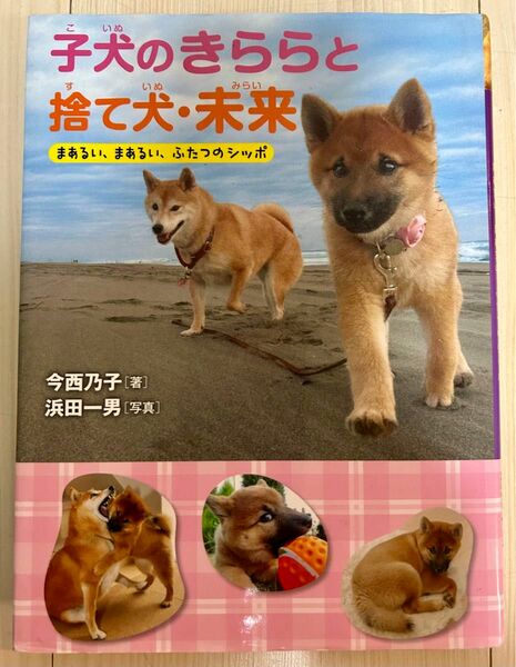 子犬のきららと捨て犬・未来　まあるい、まあるい、ふたつのシッポ 今西乃子／著　浜田一男／写真