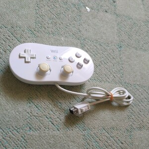 Wii クラシックコントローラー シロ
