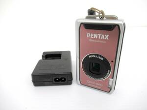 【PENTAX/ペンタックス】丑④14//Optio W60/ピンク！充電器