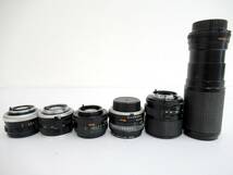 【MINOLTA/ミノルタ】丑①25//MFレンズ6本/50mm/55mm/50mm/55mm/35-70mm/100-200mm_画像9