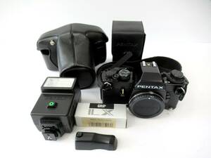 【PENTAX/ペンタックス】丑②216//LX 後期型　未使用品グリップ付き/防湿庫保管品　美品