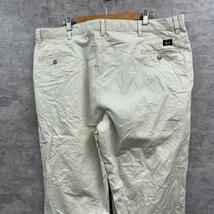 DOCKERS ホワイトベージュ ジップフライ ツータック チノパンツ W44L32 実寸W44in 大きいサイズ 40443-8102 USA 海外輸入 古着 SK10001_画像6