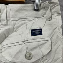 【中古】DOCKERS ホワイトベージュ ジップフライ ツータック チノパンツ W40L32 実寸W36in 404258102 USA 海外輸入 古着 SK10126_画像9