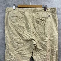 【中古】TOMMY HILFIGER イエローベージュ ジップフライ チノパンツ 36/32 実寸W38in 0950208 USA 海外輸入 古着 SK10390_画像4