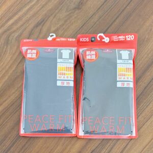 トップバリュー PEACE FIT WARM 黒紺セット