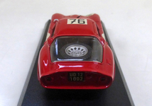 BEST 1/43 Alfa Romeo Giulia TZ-2 Nurburgring #76 1966 (レッド） _画像6