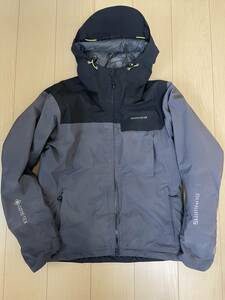 【中古品】シマノ RB-01JS GORE-TEX エクスプローラーウォームジャケット ダークグレー Lサイズ（SHIMANO・防寒レインジャケット）