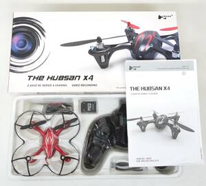 THE HUBSAN X4HD　ハブサン　＊小型カメラ付きドローン ＊2.4GHZ RC SERIES 4CHANNEL VIDEO RECORDING ＊H 107-C　ワインレッド