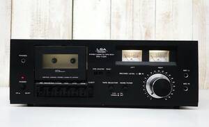 レトロオーディオ　昭和レトロ　当時物＊LSA COLUMBIA コロムビア＊STEREO CASSETTE TAPE DECK カセットテープデッキ＊RN-110K BLACK