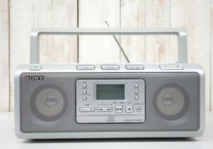 SONY CORP ソニー ＊CD RADIO CASSETTE CORDER CDラジオカセットコーダー　CDラジカセ　ダブルラジカセ ＊MODEL CFD-W78 　シルバー　