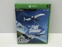 N327-240209-32 XBOX ソフト Microsoft Flight Simulator フライトシュミレーター 【中古品】_画像1