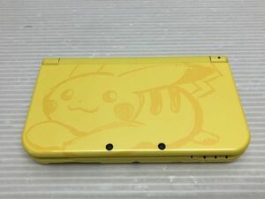 N160-240220-34 New Nintendo 3DSLL ピカチュウ イエロー 動作品 ※本体のみ 【中古品】