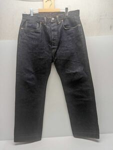 A394-240213-133【中古】TCB jeans 大戦モデル S40's　赤耳 セルビッチ デニムパンツ W40　ジーンズ