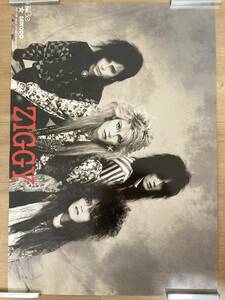 ZIGGY(ジギー) B2サイズポスター 森重樹一 ロックバンド 4人組時代 希少