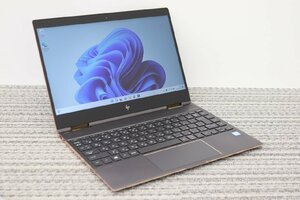 N【i7第8世代】HP / Spectre x360 13-ae0xx / CPU：core i7-8550U@1.80GHz / メモリ：16GB / SSD：1TB / Windows11 Pro